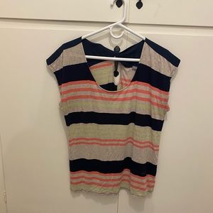 Loveapella striped trip with keyhole back